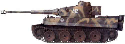 Pz.Kpfw. VI (Sd.Kfz. 181) Tiger Ausf. H1 раннего выпуска