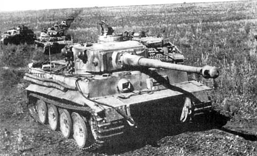 Один из последних танков «Тигр» «раннего» выпуска